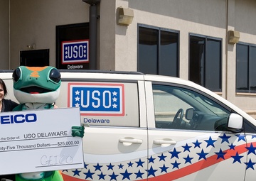 USO Delaware receives $25,000 donation from GEICO