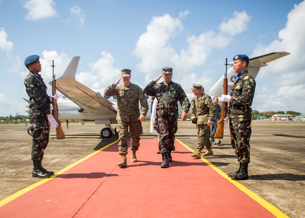 Brig. Gen. Mahoney visits the island of Palawan for Balikatan