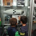 Child Development Center visits the LAAFB History Office exhibits