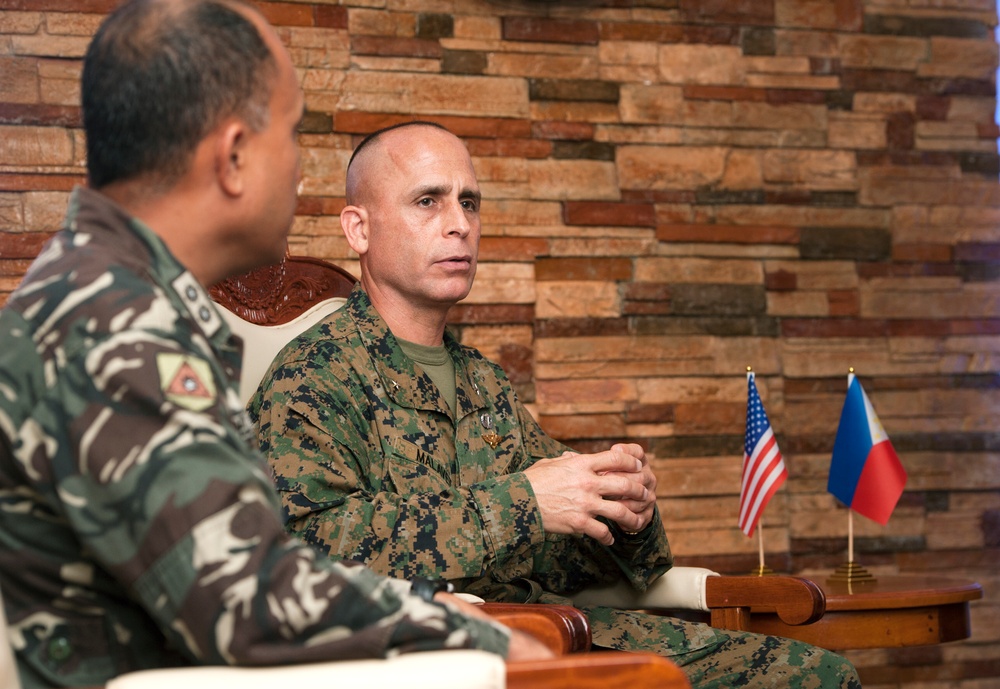 Balikatan Exercise leadership engage media during opening press conference