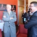 Secretary of Defense Ash Carter meets with with Dr. John Hennessey president of Stanford