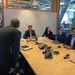 Secretary of Defense Ash Carter meets with Sheryl and others on the Future of Social Media at Facebook headquarters
