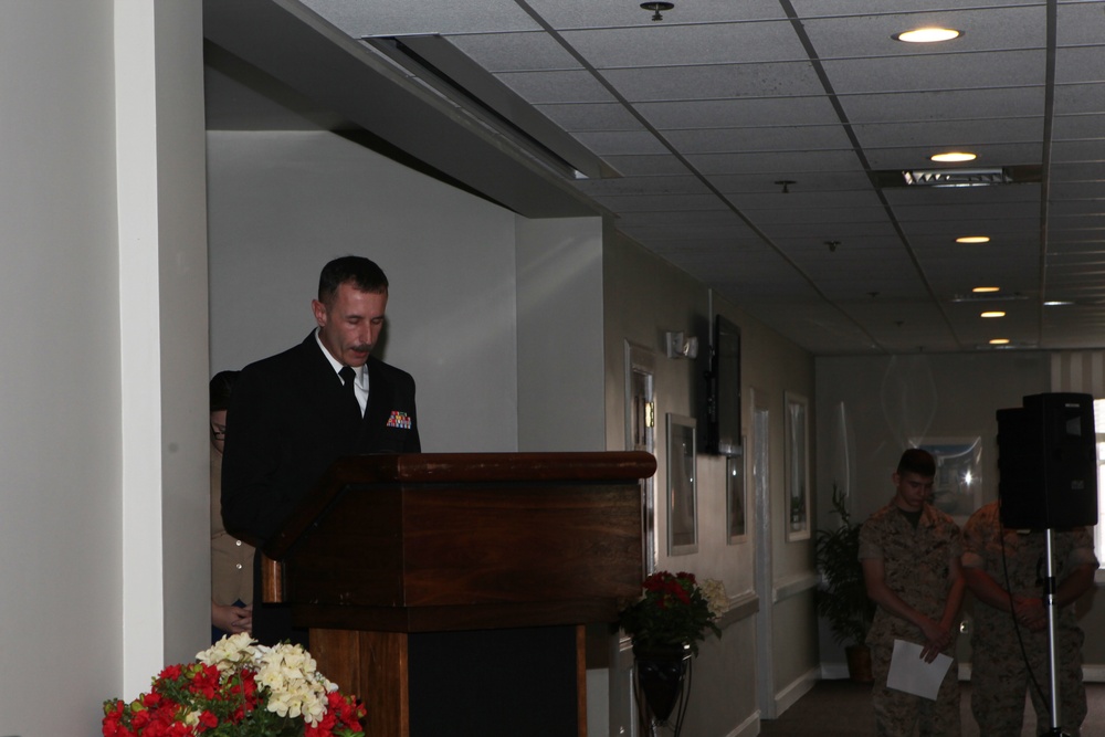 Retirement Ceremony of Gunnery Sgt. Robert L. Bingaman