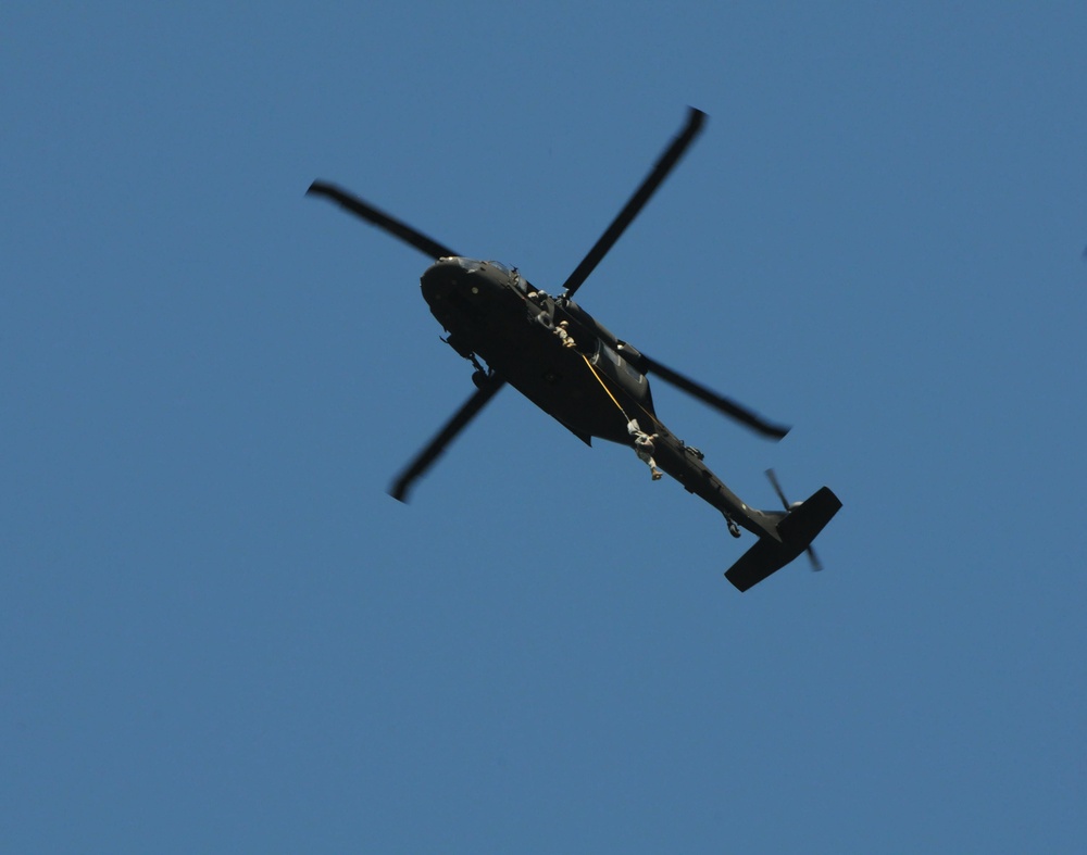 Special Forces airborne operation training at Camp Shelby