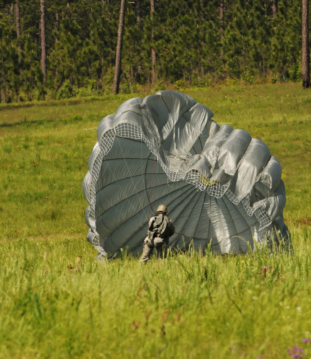 Special Forces airborne operation training at Camp Shelby