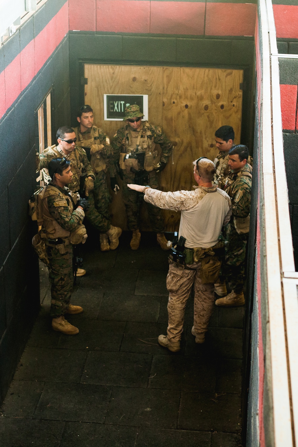 Marine CQB training exchange in Miss.