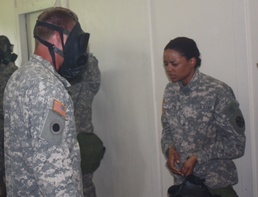 Getting gassed: Soldiers learn importance of protective gear
