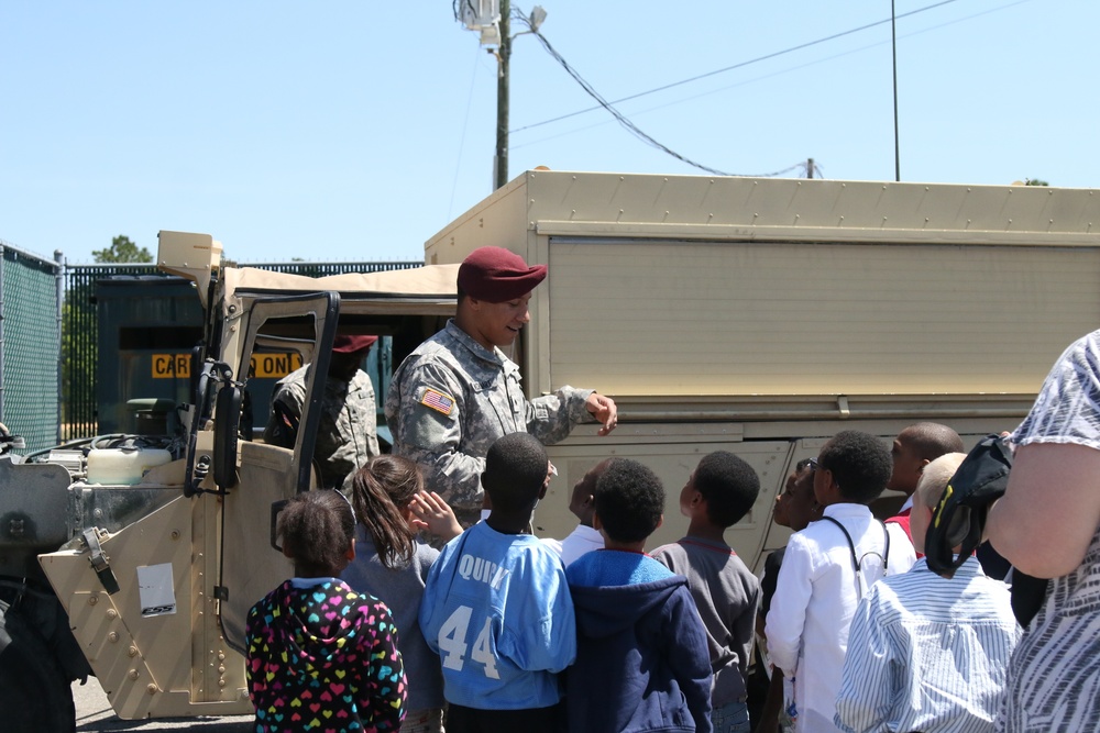 1st Squadron, 17th Cavalry Regiment supports Career Day