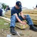 Sailors help build homes for New Orleans Area Habitat for Humanity