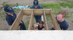 Navy Sailors participate in Habitat for Humanity during Navy Week New Orleans