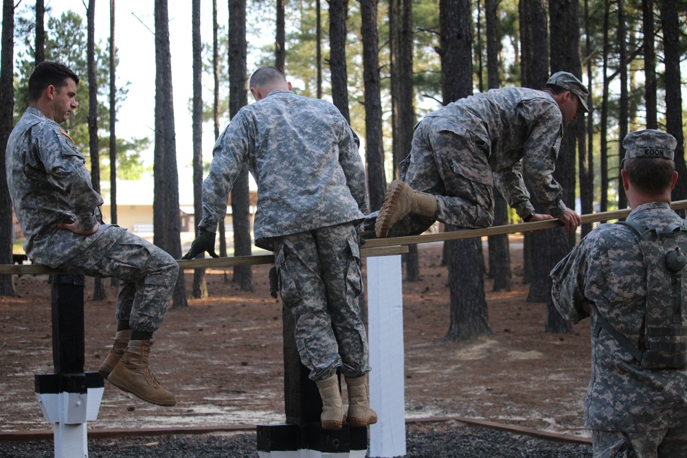 The 81st Regional Support Command participates in team development