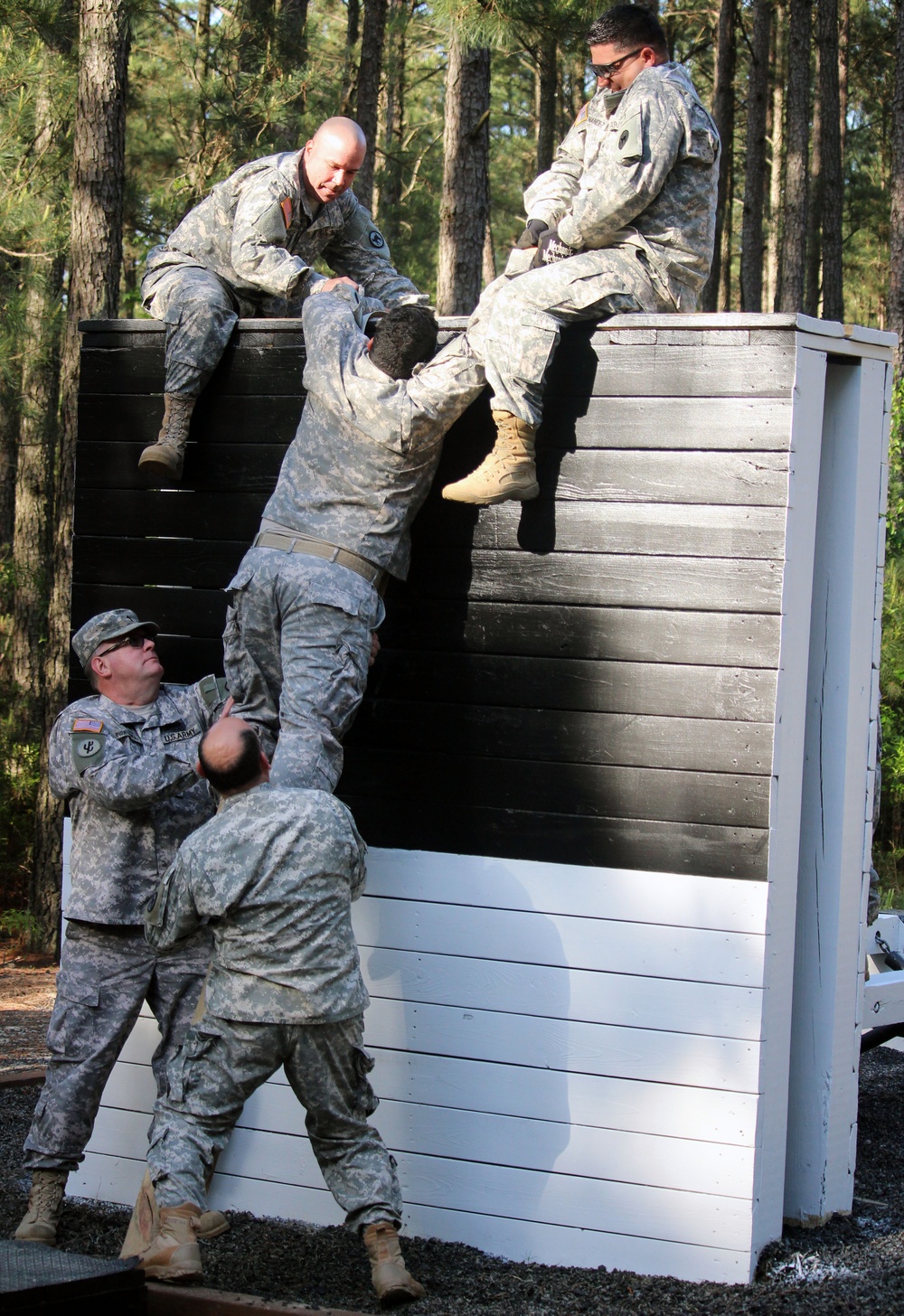 The 81st Regional Support Command participates in team development