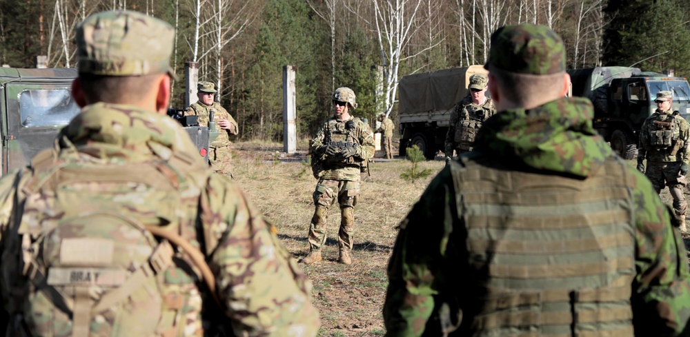 Team Eagle and Iron Wolf conduct live-fire exercise