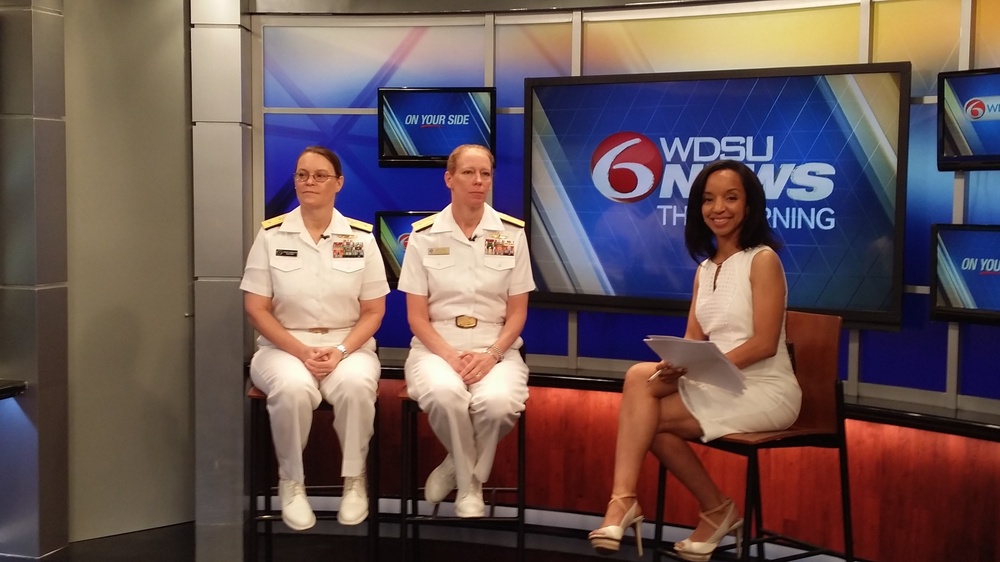 Navy Week New Orleans WDSU Channel 6 News