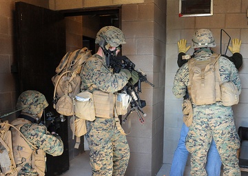 Michigan Marines train at Camp Grayling during Arctic Eagle