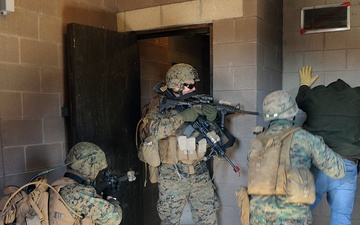 Michigan Marines train at Camp Grayling during Arctic Eagle