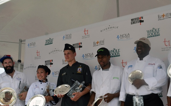 NOLA Navy Week - CGC Dauntless places third in Seafood Battle of New Orleans