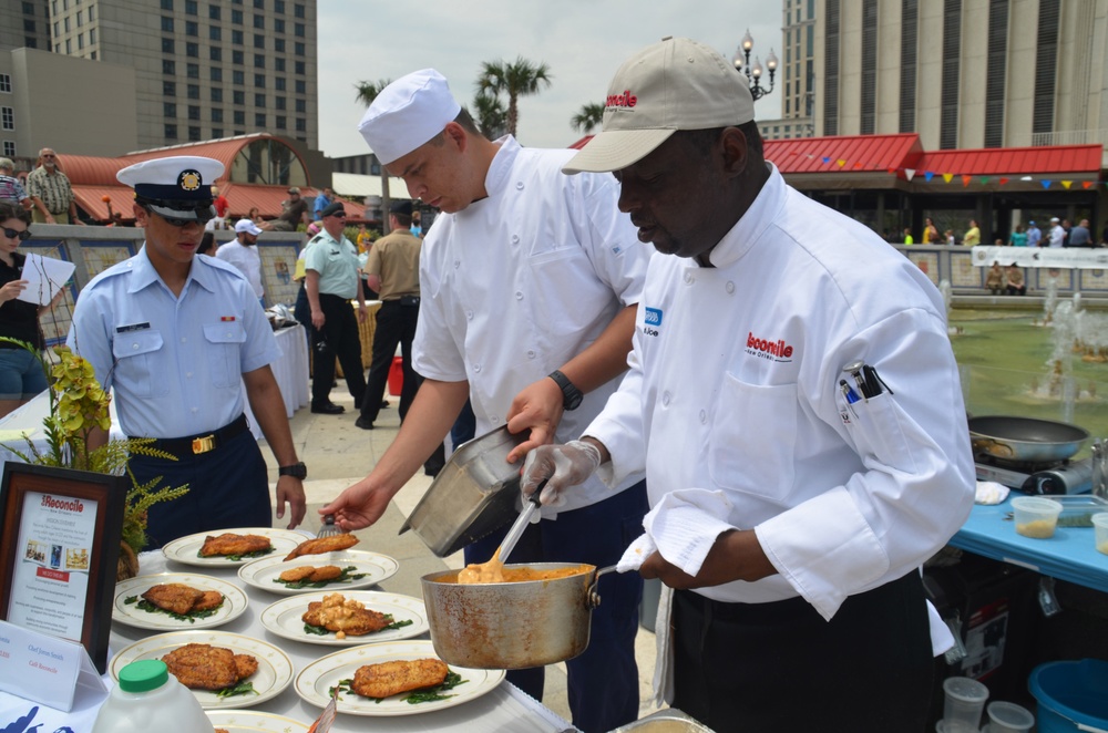 NOLA Navy Week - CGC Dauntless competes in Seafood Battle of New Orleans