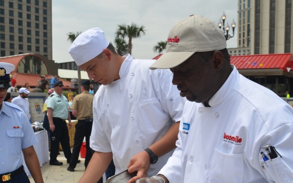 NOLA Navy Week - CGC Dauntless competes in Seafood Battle of New Orleans