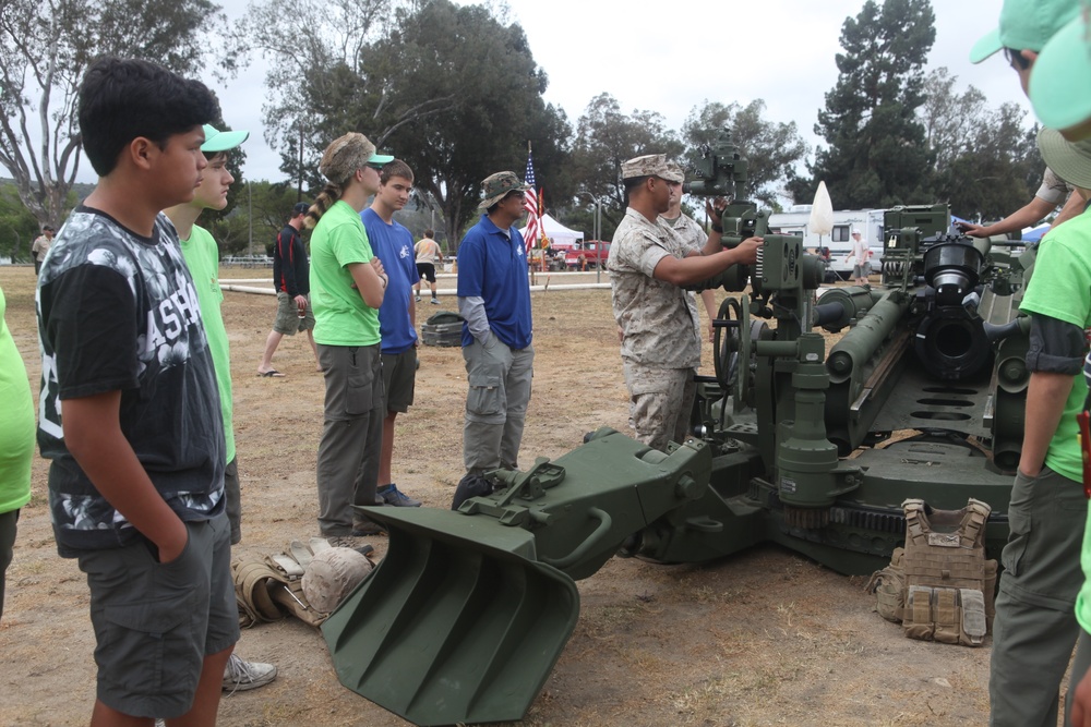 2/11 Marines show off capabilities to local Boy Scouts