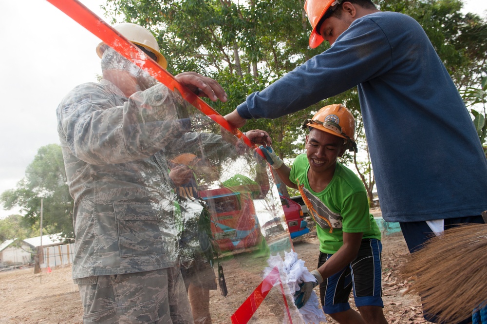 Bringing sports to Barangay San Rafael during Balikatan