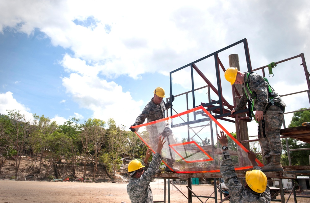 Bringing sports to Barangay San Rafael during Balikatan