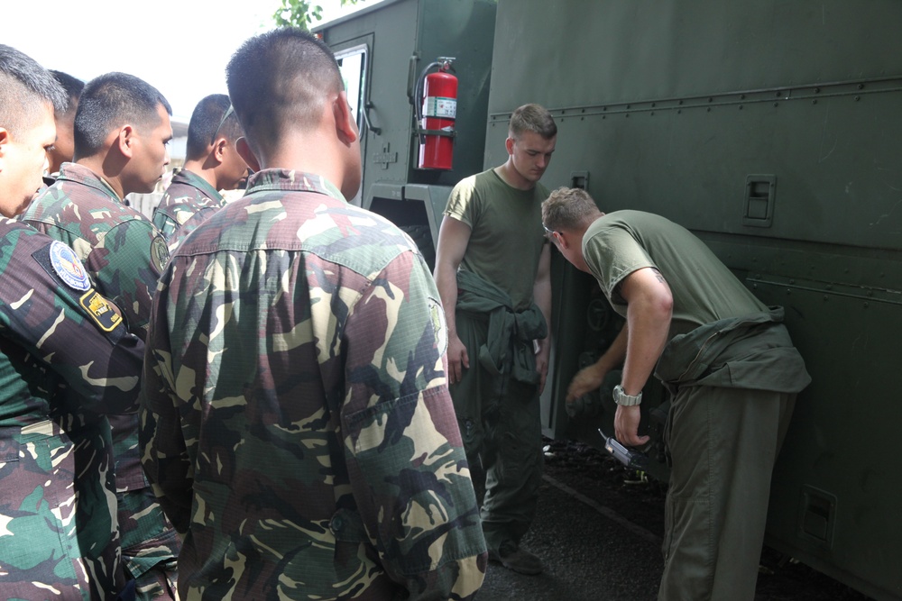 Philippine Air Force and US Forces conduct a variety of training during Balikatan 2015