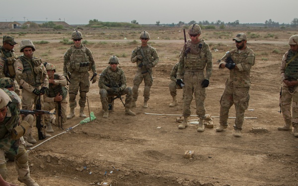 IA NCO creates battle plan for exercise