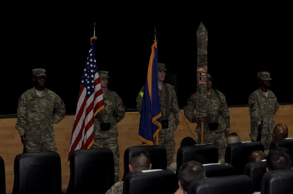 1108th TASMG uncases colors, assumes aviation support mission in Kuwait