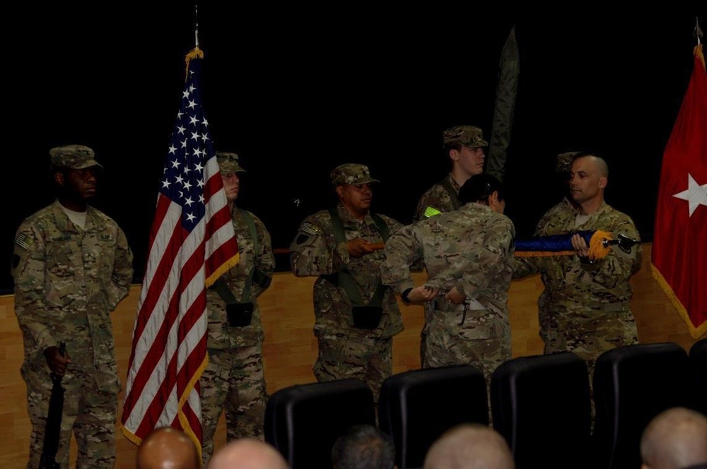 1108th TASMG uncases colors, assumes aviation support mission in Kuwait