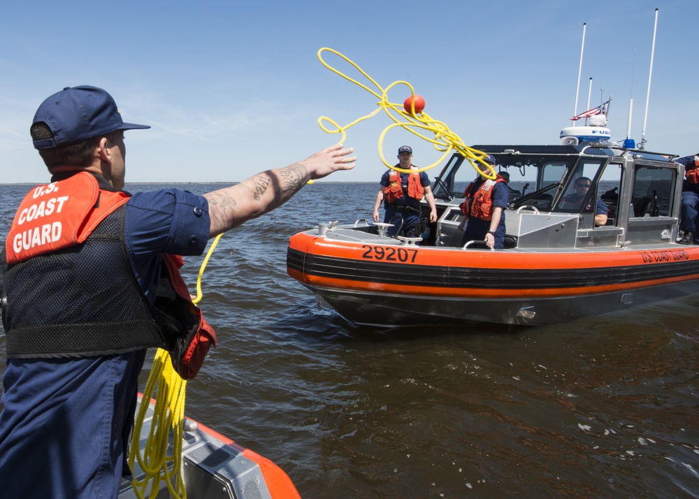 Coast Guard crew conducts training