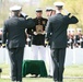 US Sailors and US Marines from Marine Barracks Washington (8th and I) participate in the graveside service for U.S. Marine Corps Maj. Elizabeth Kealey Section 71 of Arlington National Cemetery