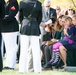 US Marine Corps Maj. Elizabeth Kealey graveside service at Arlington National Cemetery