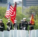 US Marines from Marine Barracks Washington (8th and I) participate in the graveside service at Arlington National Cemetery