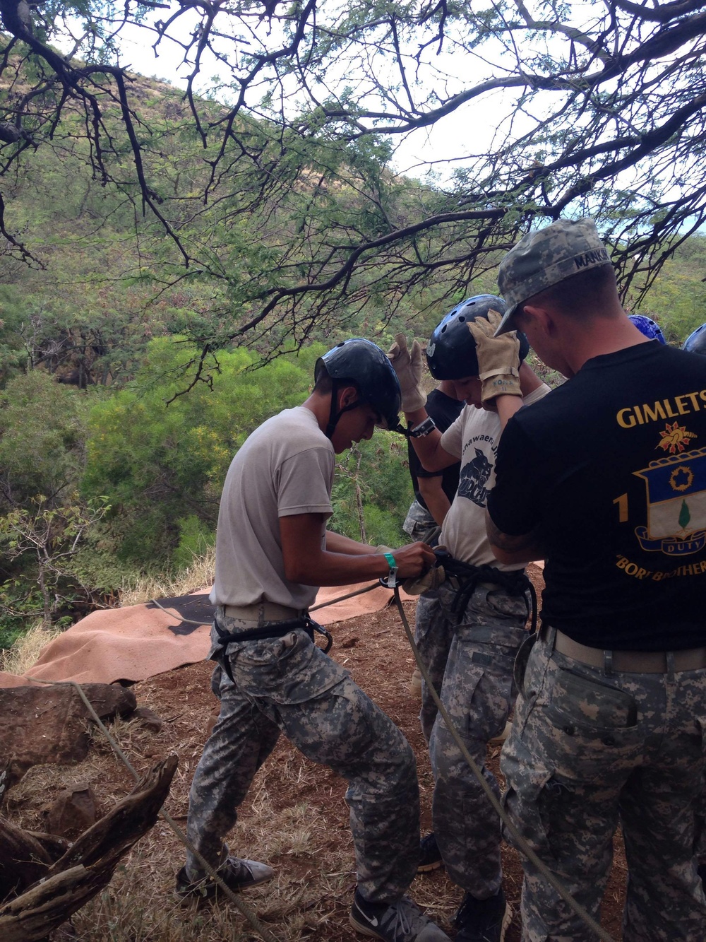 Warrior Brigade aids JROTC ‘Adventure Challenge’