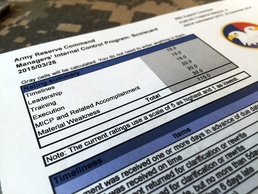 Army Reserve command receives a 100 percent score from Army Reserve Internal Review evaluation