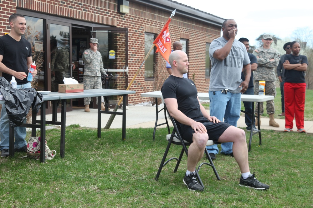 55th Signal Company (Combat Camera) Family Readiness Group 2015 Pie in the Face
