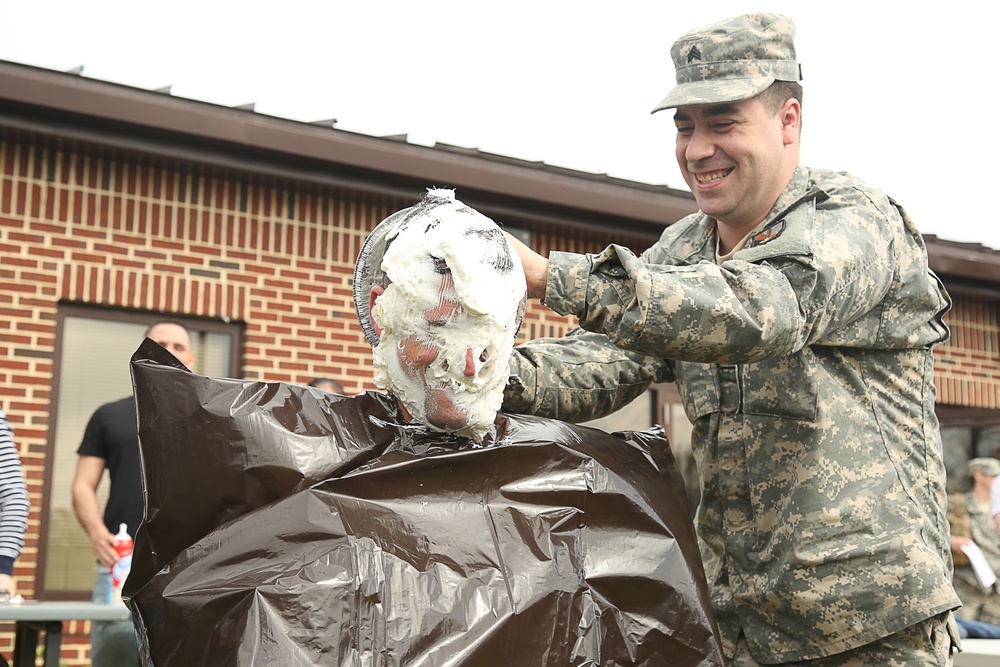 55th Signal Company FRG Pie in the face