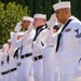 US Navy military honors for Seaman 1st Class Cesar Chavez