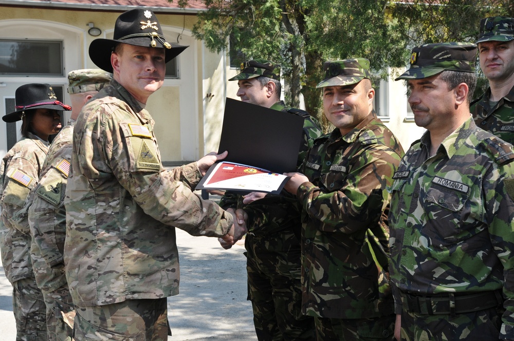 Command Post Exercise awards ceremony