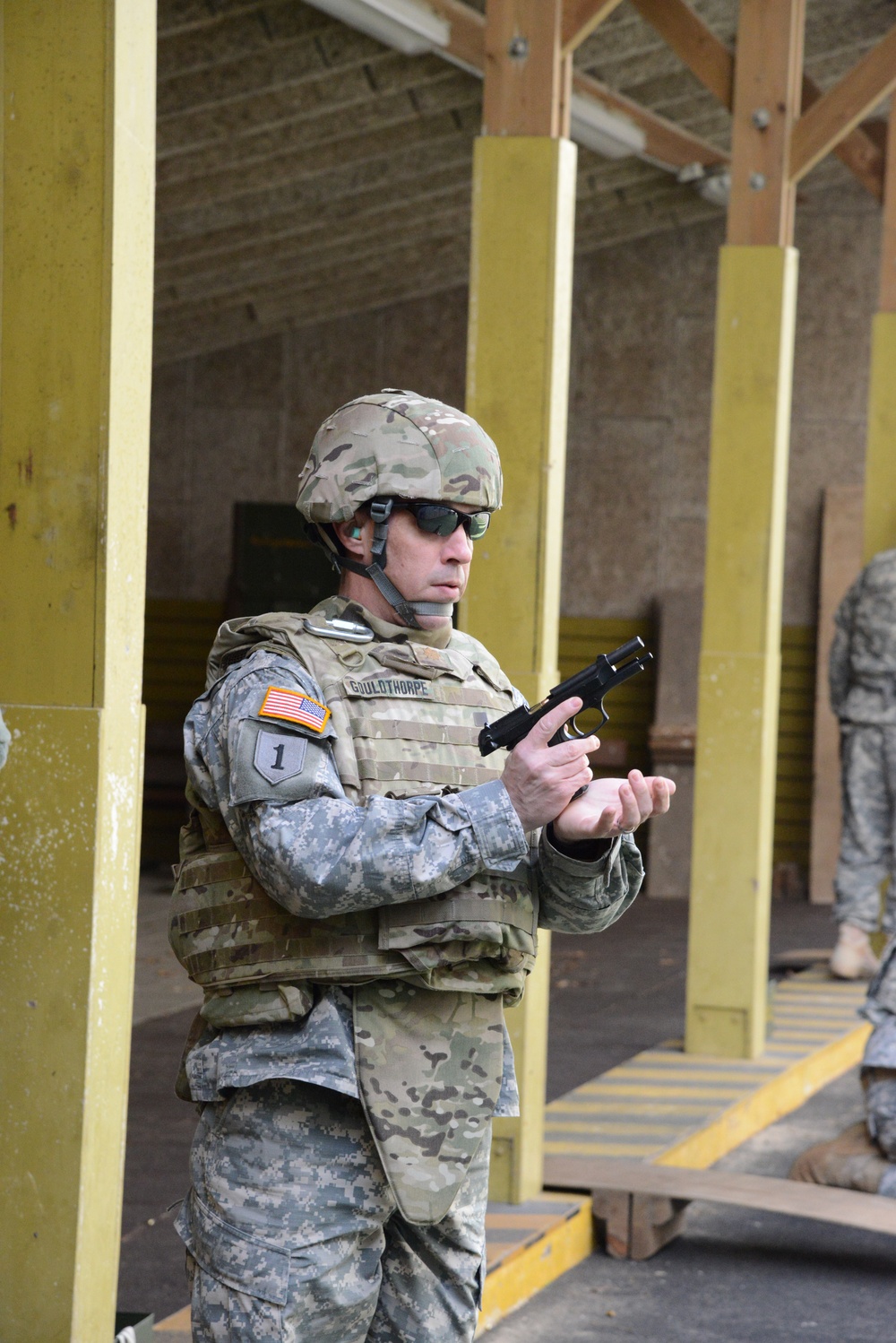 AFNORTH Battalion, Alpha Company live-fire qualification range in Budel