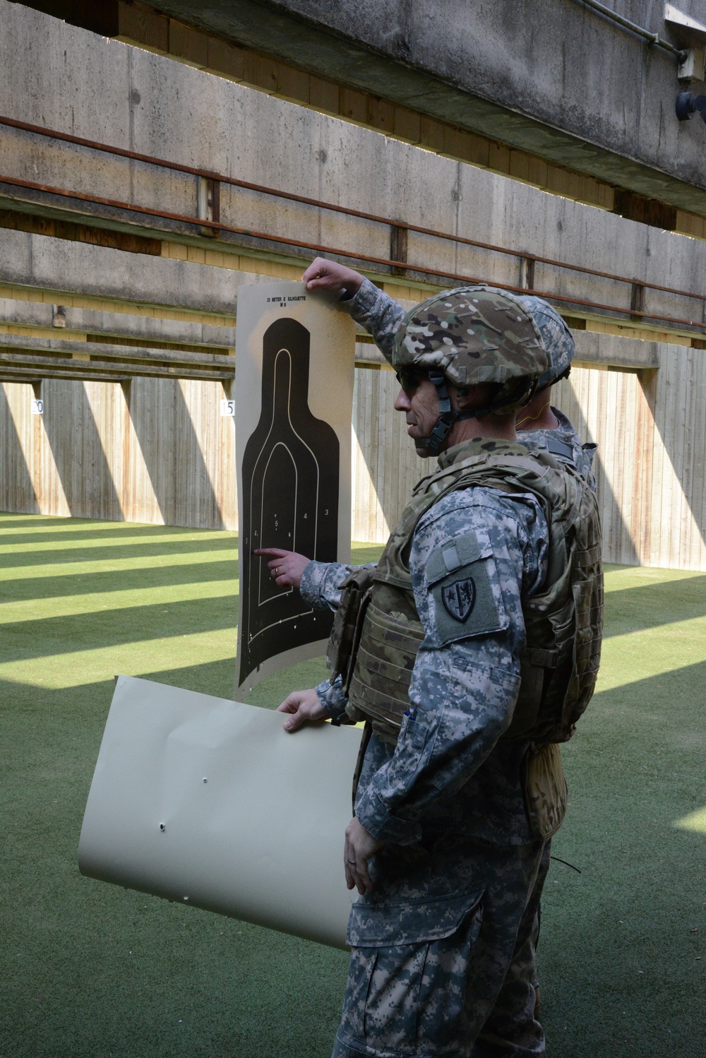 AFNORTH Battalion, Alpha Company live-fire qualification range in Budel