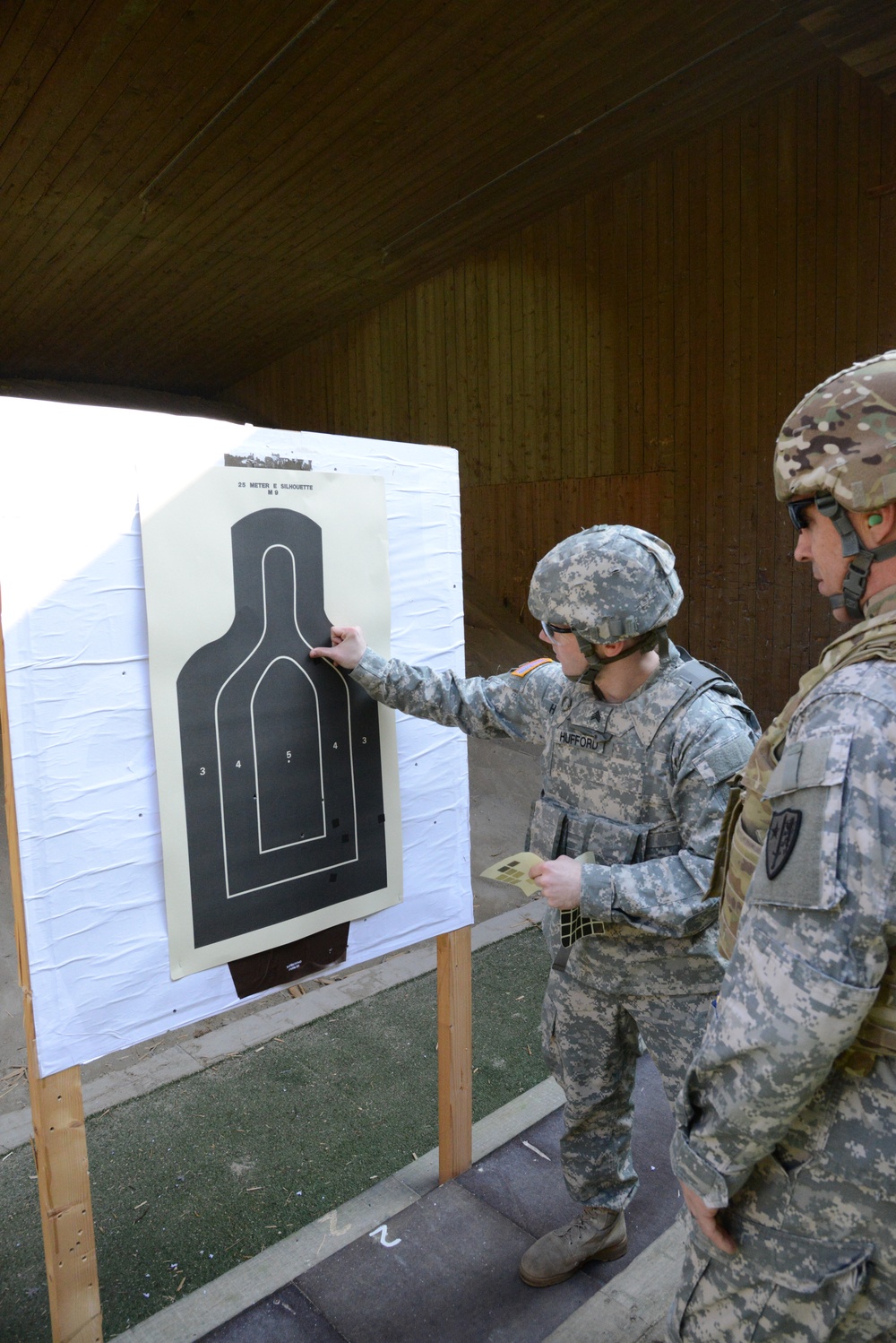 AFNORTH Battalion, Alpha Company live-fire qualification range in Budel