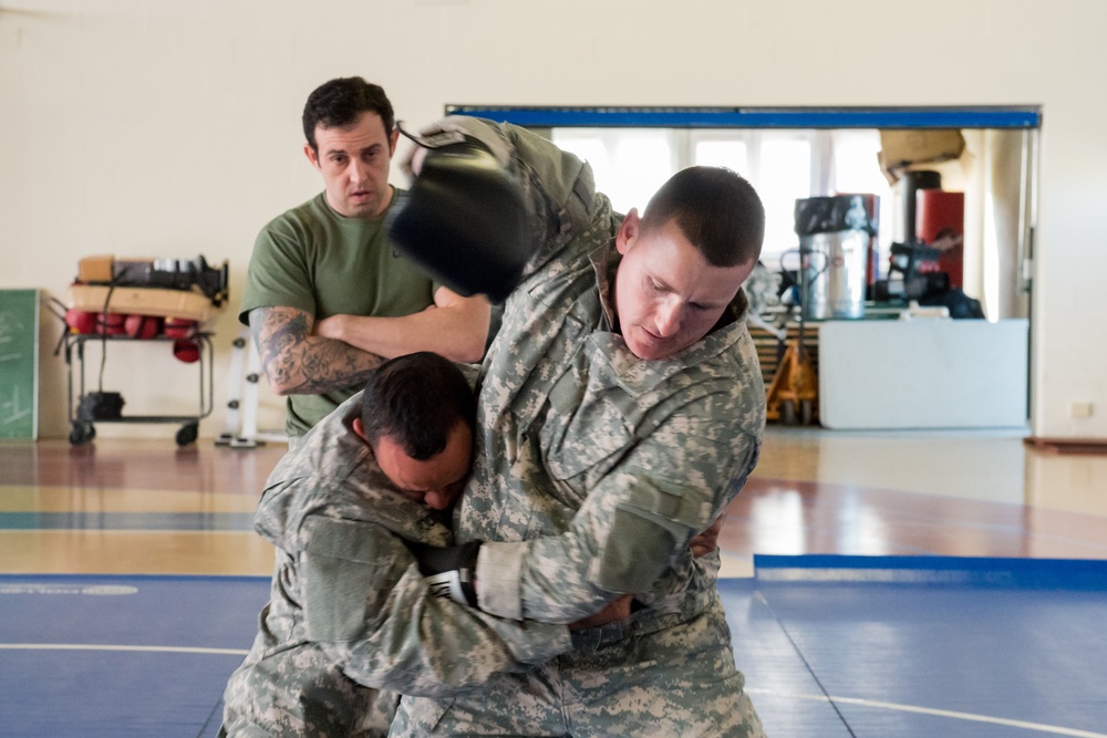 Clinch Drill Basic Combatives Level I, option 3