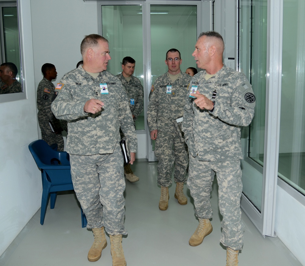 Assistant secretary of the Army (Manpower and Reserve Affairs) and provost marshal general visit Sembach Correctional Facility