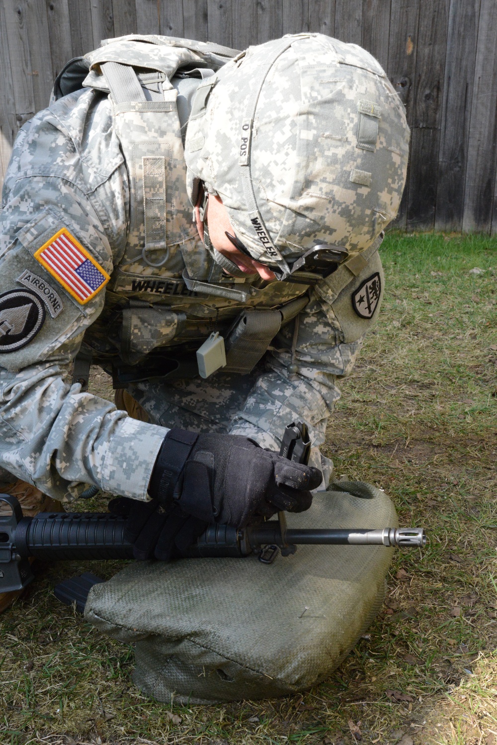 AFNORTH Battalion, Alpha Company live-fire qualification range in Budel