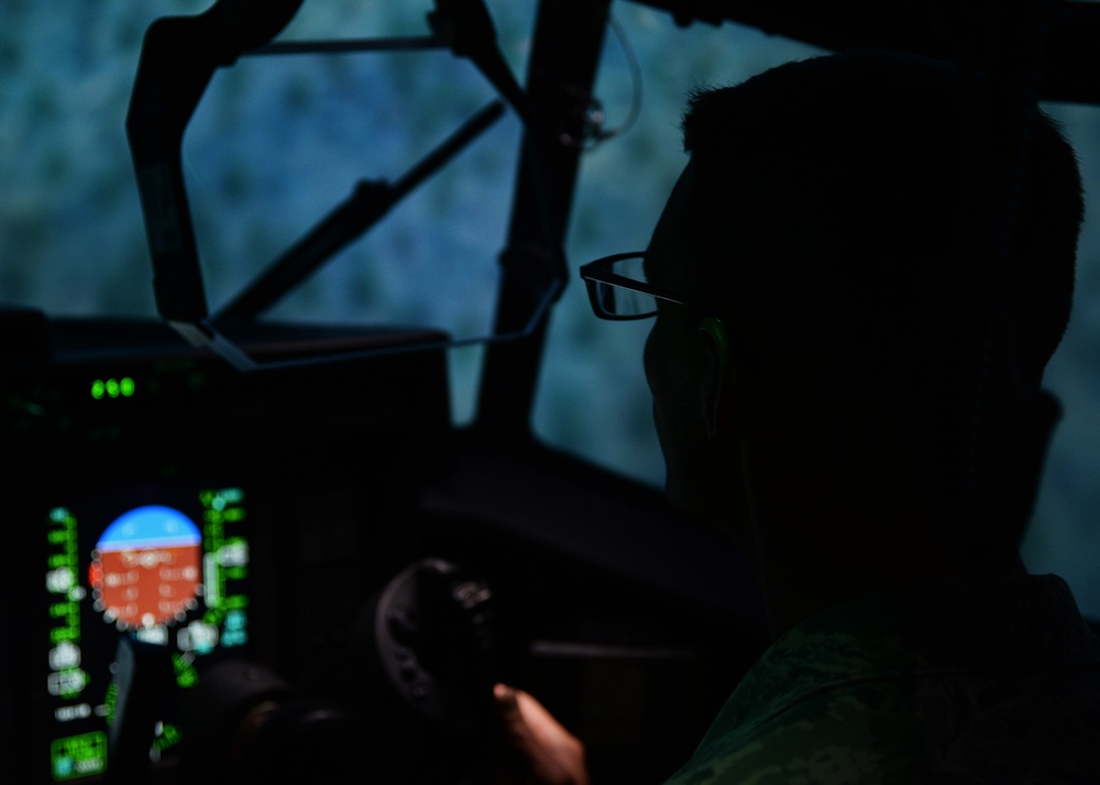 Air commandos tour flight simulator