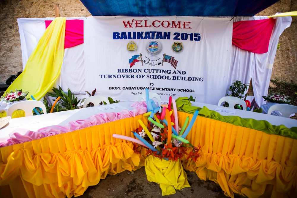 Dedication of new classroom at Sabang Elementary School