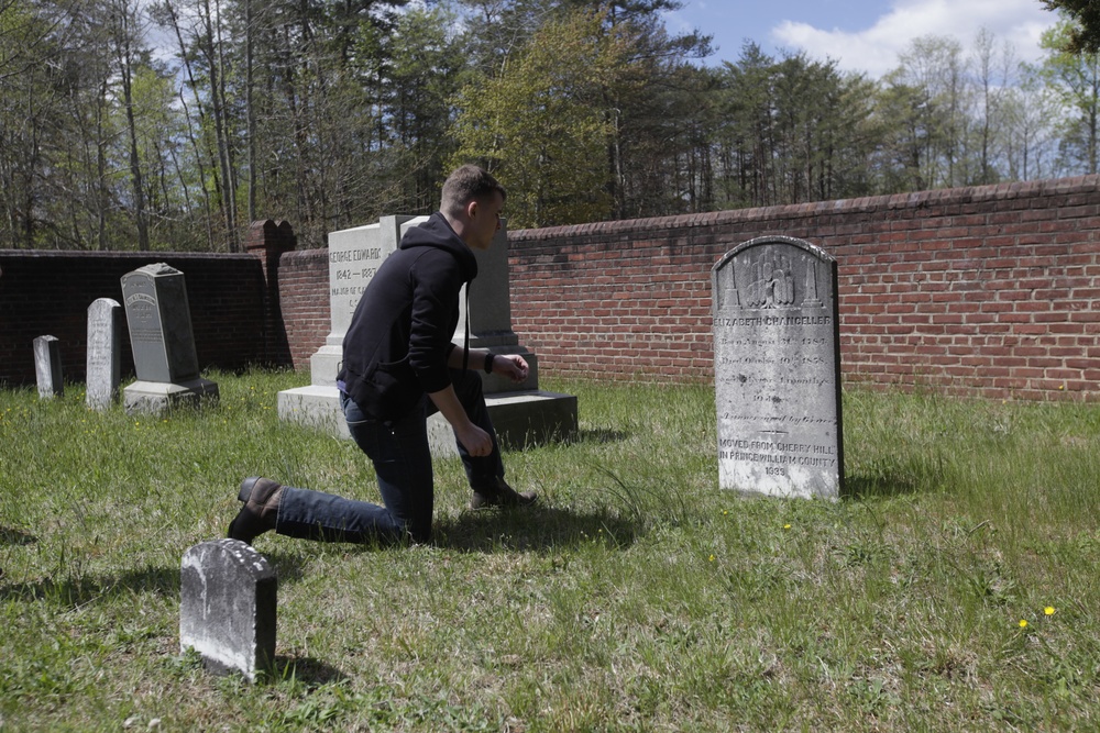 H&amp;HS NCOs kick-off three-day PME at Chancellorsville Battlefield