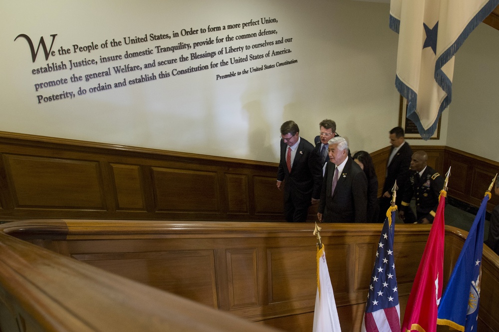 Secretary of defense meets with Japanese MoD